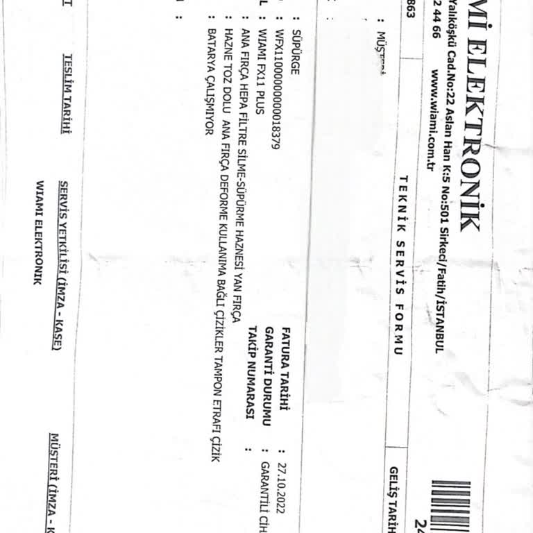 Wiami Fx 11 Plus Batarya Sorunu