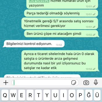 Vestel Köpük Tamir Edilemiyor