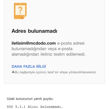 Mcdodo Ulaşılamayan Müşteri Hizmetleri