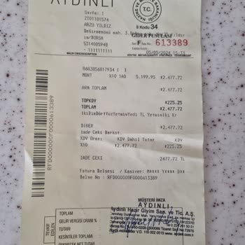 Aydınlı Ve U. S. Polo Assn Ürününün Tüylenme Şikayeti