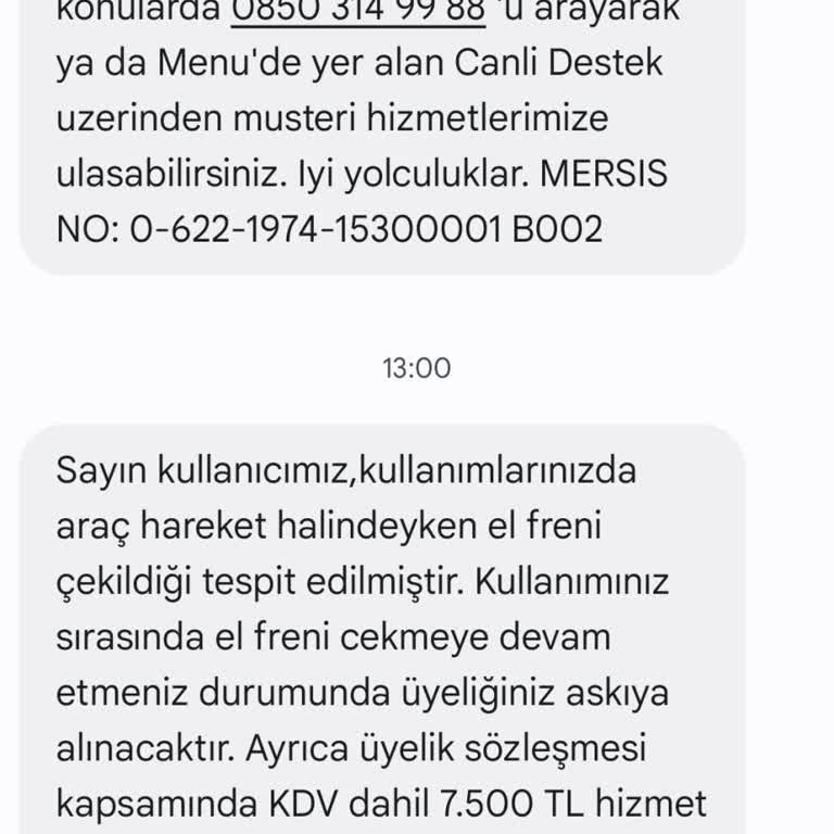 Getir Araç Pişmanlıktır