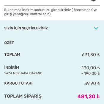 Watsons Kullanılamayan %10 İndirim