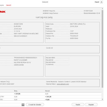 Akbank Hesabımdan Benden Habersiz Yapılan İşlem