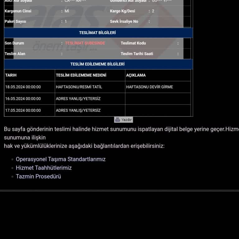 Aras Kargo Bir Kargo Şirketinin İade Süreci Ve Müşteri Mağduriyeti