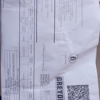 Greyder Marka Terlikte Yaşadığım Sorun