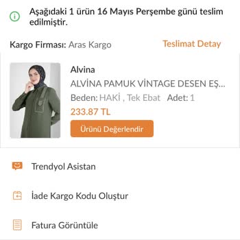 Aras Kargo Şubesinin Kargomu Başka Kişiye Teslim Etmesi