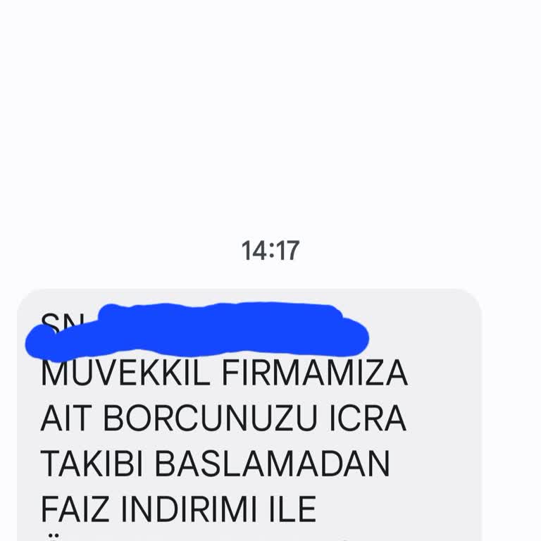 Metka Hukuk (SMS) Haksız Yere Borçlandırılma İddiası