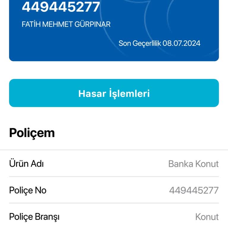Ziraat Bankası Konut Sigortası İptali