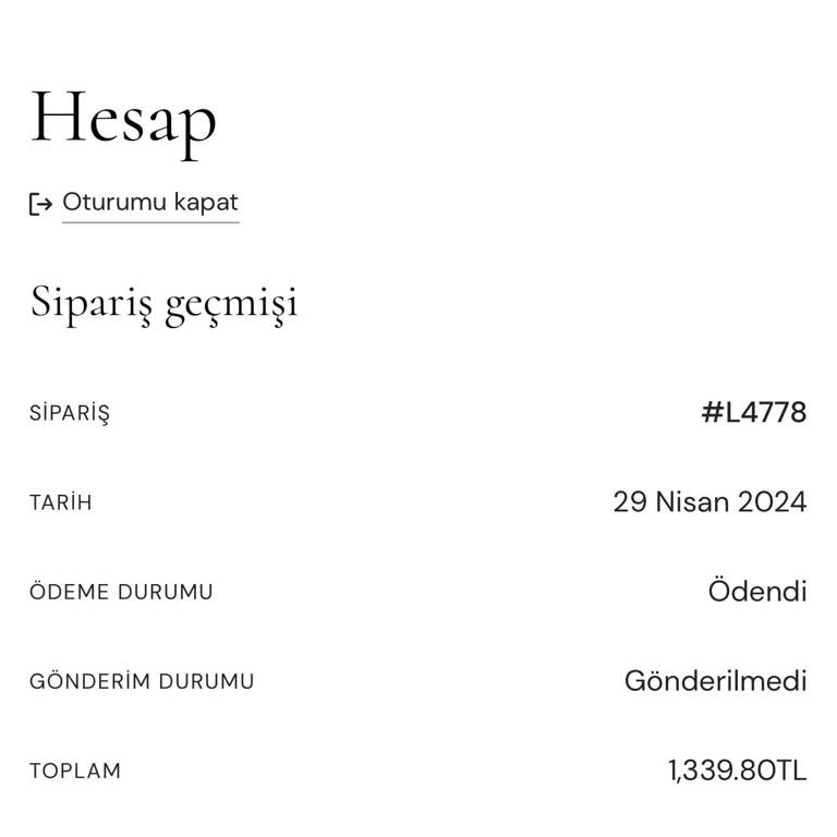 Lesequence Siparişim Teslim Edilmiyor Aynı Zamanda İade Talebim Gerçekleşmiyor