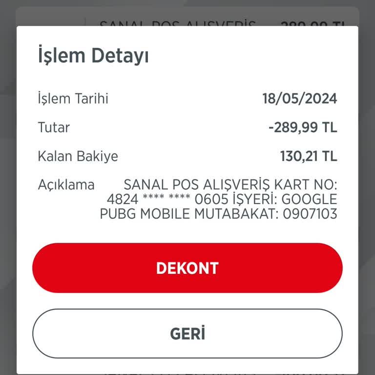 Tencent Games Ve Google Pay Üzerinden İzinsiz Satın Alım