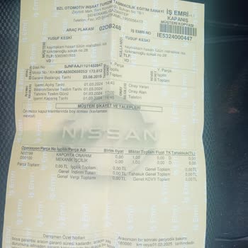 Nissan Qashqai Boya Kalkması.