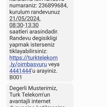 Türk Telekom İnternet Sorunu Yetkili Kişi İle Görüşmek İstiyorum