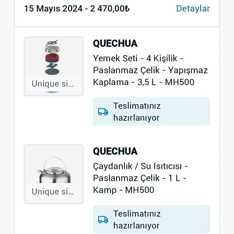 Decathlon'un Ürünleri Teslim Etmemesi