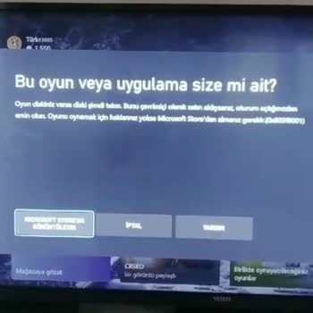 Xbox Satın Aldığım Oyunları Oynayamıyorum