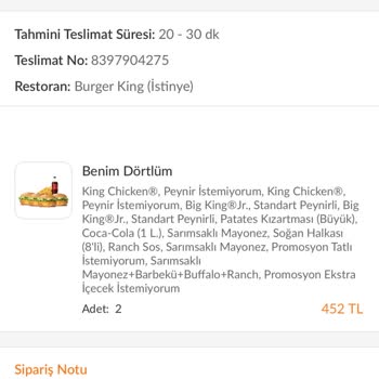 Trendyol Yemek İade Sorunu Ve Süreç Yetersizliği!
