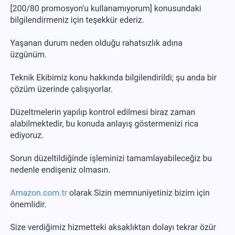 Amazon Müşteri Mağduriyeti Çözüm Sunmadı