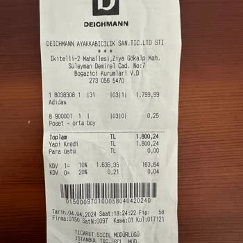 Üretim Hatalı Çıkan Adidas Marka Ayakkabı