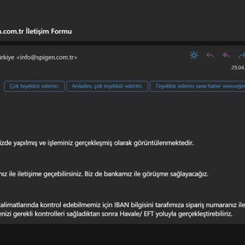 Spigen Para İadesi Yapılmıyor