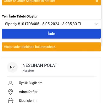 Saat & Saat İade Sorunu, İade Yapmıyor.