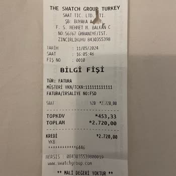 Swatch Mağazası Buyaka AVM Ayıplı Mal