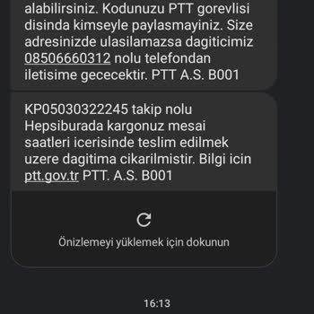 PTT Kargom Başkasına Teslim Edilmiş