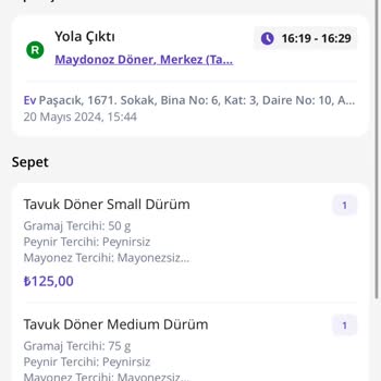 Maydanoz Döner Bayat Dürüm