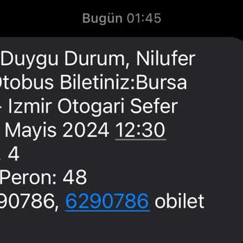 Nilüfer Turizm Bursa İzmir Arası Uzun Yol