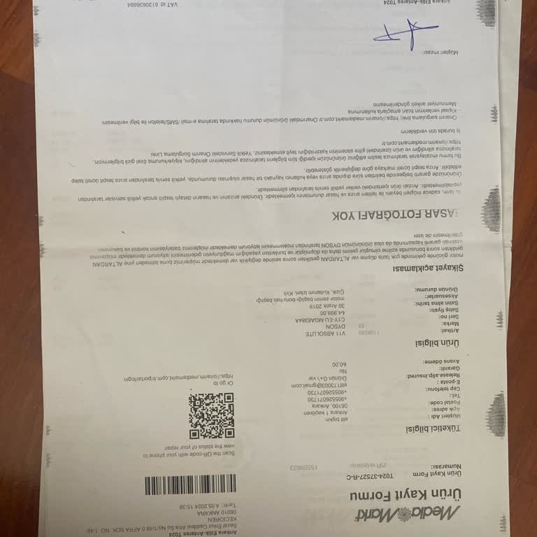 Media Markt Ürününüz Dyson'da Diye Yalan Söylüyor