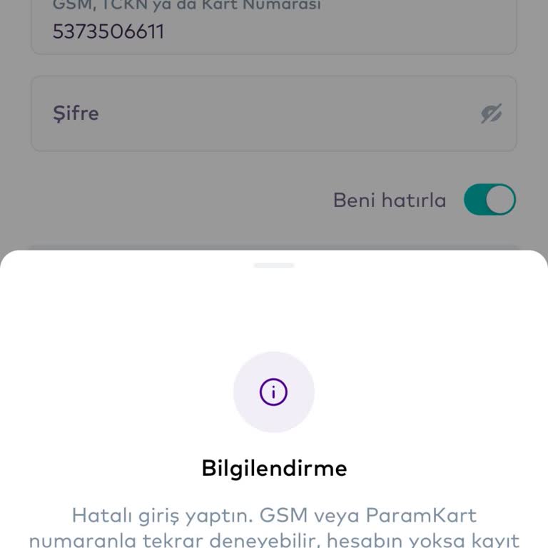 Param Uygulaması Hesap Blokesi