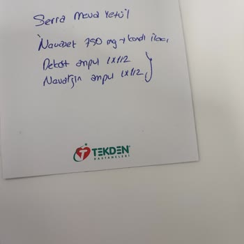 Kayseri Tekden Hastanesi İlaç Parası Alması