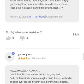Hepsiburada Sahte Oral-B Cross Action Diş Fırçası Başlığı Satıyor!