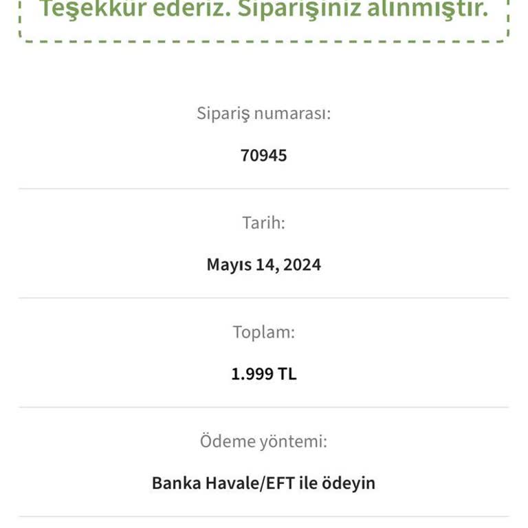 istebunu.com Aldığım Ürün Gelemedi