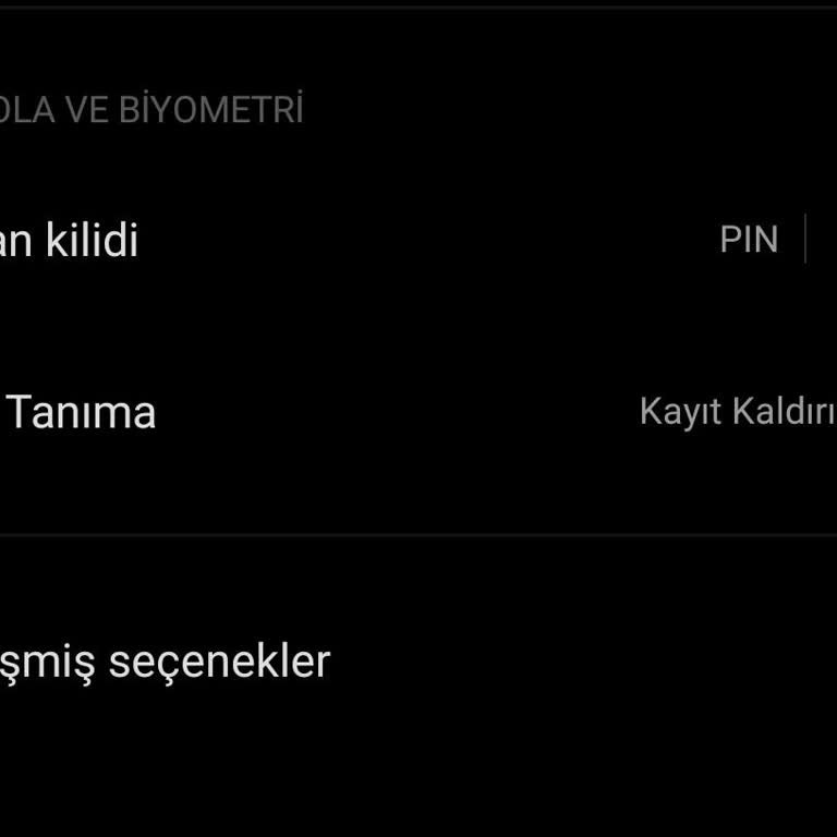 Tecno Camon 18 Parmak İzi Sorunu