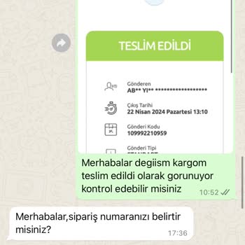 Bamost Ürünümü Göndermedi Ve Ulaşılamıyor