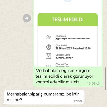 Bamost Ürünümü Göndermedi Ve Ulaşılamıyor