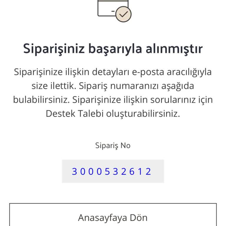 Vitra Karo Vitra Online Gelmeyen Sipariş