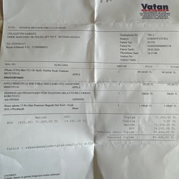 Vatan Bilgisayar Blueo Firması Garanti Verdiği Ürünün Arkasında Durmuyor