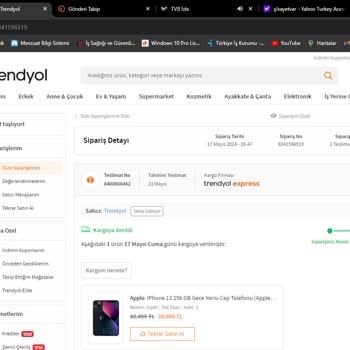 Trendyol Express Kargosu Bana Ulaşmadı Kargo Çıktı Görünüyor