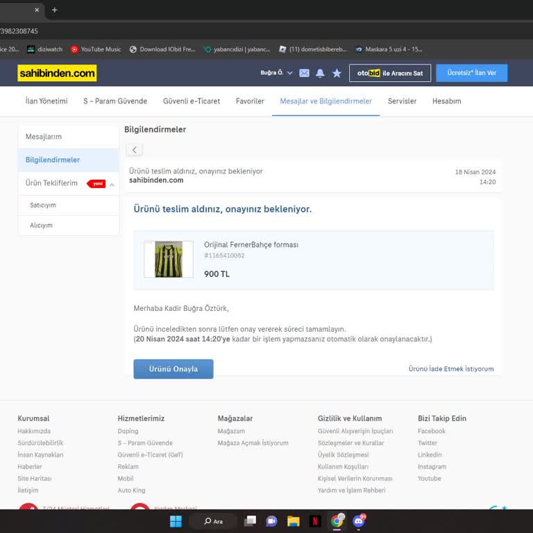 Sahibinden Param Gelmiyor İade