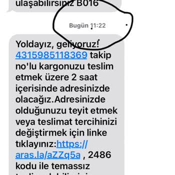 Aras Kargo'nun "2 Saate Geliyoruz" Mesajı Asla Doğru Değil. Beklemeyin