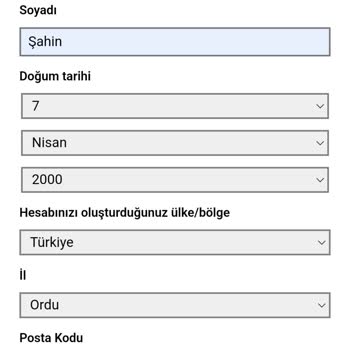 Microsoft Hesabı Destek Lütfen