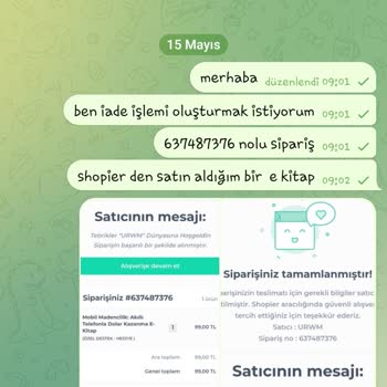 Shopier Shopıer Rw Madencilik Is Scammer. İade Etmek İstedim Beni Engelledi.