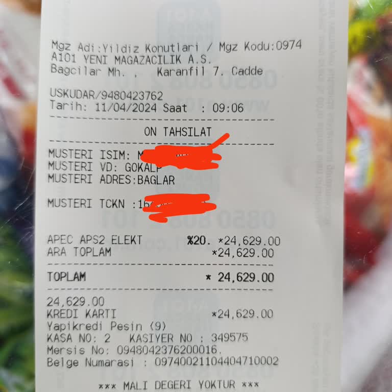 A101 İade - Teslimat