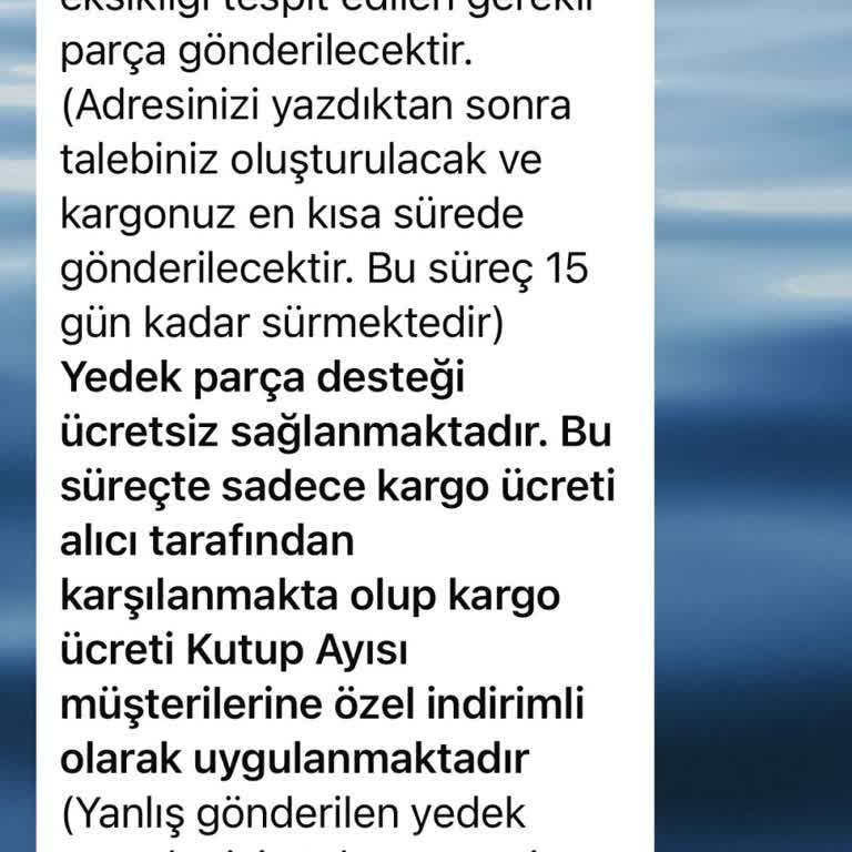 Stanley Yedek Parça Kargo Ücreti Talep Etmektedir