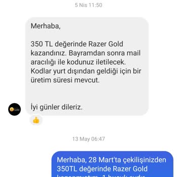 Razer Gold & Silver Razer, Çekiliş Ödülünü Teslim Etmiyor