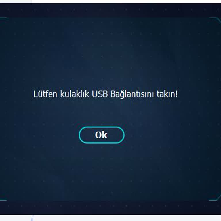 Gamepower Kulaklık USB Takılı Değil Hatası