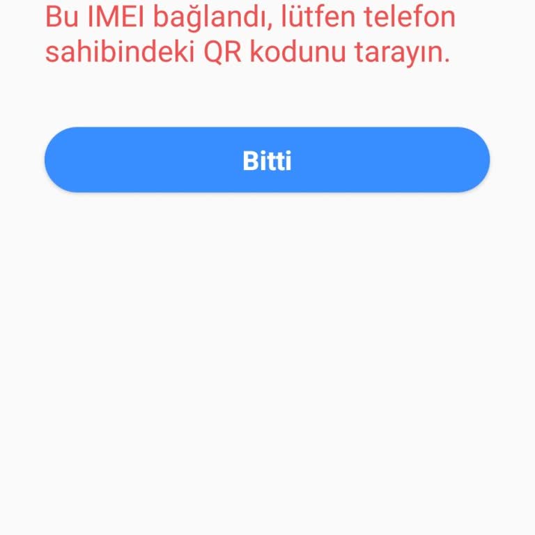 TCL Telefon QR Koda Ulaşamıyorum