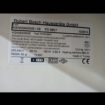 Bosch Marka Buzdolabı Menteşe Sorunu Ve Sorun Çözülememesi