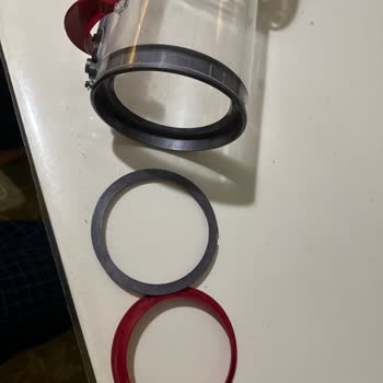 Dyson V 15 Toz Hanesi Kırmızı Lastik