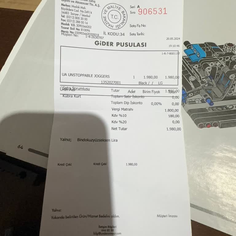 Under Armour Kalitesiz Ürün Problemi